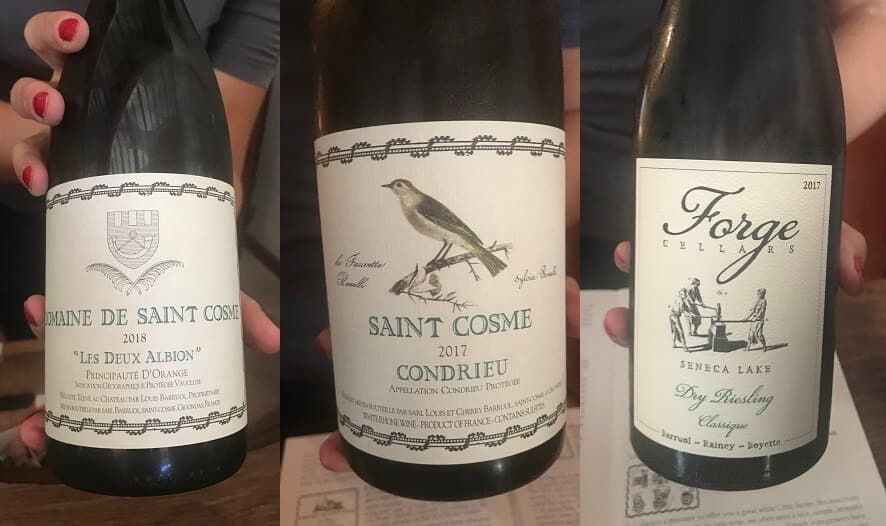 De witte wijnen van Saint Cosme