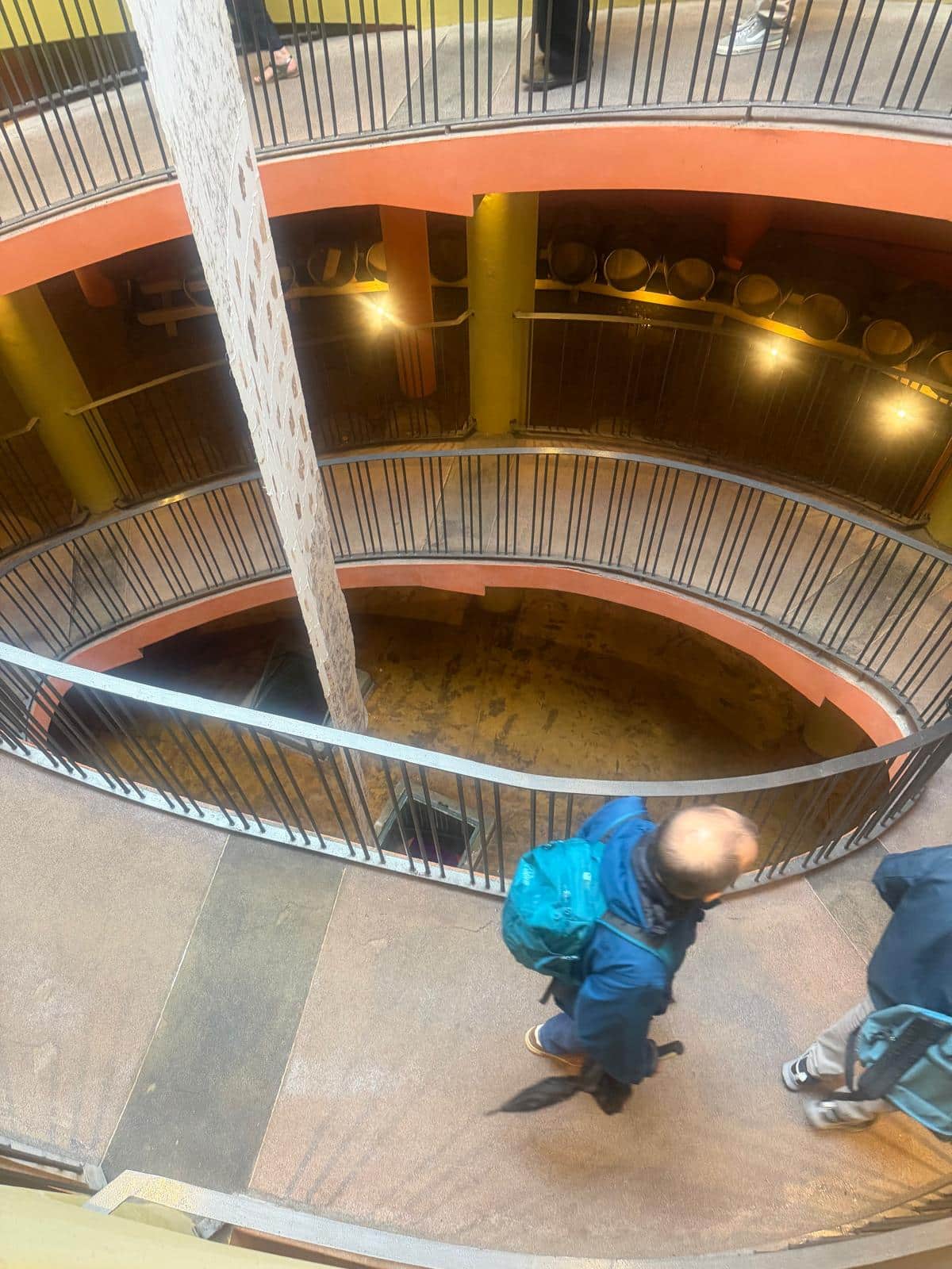 Trap naar de wijnkelder en evenementenruimte bij Monje Tenerife